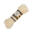 Cream white polyester zig zag ribbon trim for DIY sewing and clothing accessories - 15 Yards/Pack (Approx 25g) / Beige