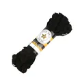 Black polyester zig zag ric rac trim on star packaging for DIY sewing and crafts - 15 Yards/Pack (Approx 25g) / Black