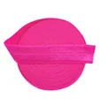 Elastic ribbon in bright pink color for DIY crafts and clothing accessories roll - 15mm Width, 5 Yards/Roll / Rose Red