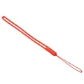 Dragonne en silicone liquide rouge vif pour téléphones portables et porte-clés - Rouge