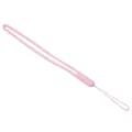 Dragonne en silicone liquide rose pour téléphones et clés avec attache à boucle solide - Rose Clair