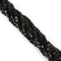 Strand of 8mm faceted black square crystal glass beads for DIY jewelry making - 8mm (20 Pieces/Pack) / Black