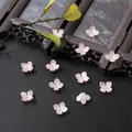 Pink acetate flower petal beads for DIY jewelry making and handmade hair accessories - 14mm (10 Pieces/Pack) / Pink