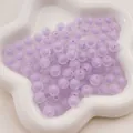 Perline in acrilico lavanda satinato per braccialetti fai-da-te e bigiotteria - Viola Opaco
