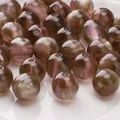 10mm gradient dreamy pink and green resin beads with cat eye effect for DIY bracelets - 10mm Diameter, 1.5mm Hole (10 Pcs/Pack) / Dark Coffee