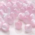 Pink dreamlike 10mm resin beads with soft pearlescent finish for DIY jewelry - 10mm Diameter, 1.5mm Hole (10 Pcs/Pack) / Pink