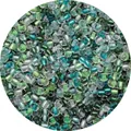 Mix of green and silver glass seed beads with a luminous finish for DIY jewelry - 2mm (10g/Pack, Approx. 900 Pcs, Hole Approx. 0.5mm) / Green System