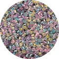 Pastel mixed 2/3/4mm glass beads for DIY crafts jewelry making with fluorescent core - Macaron Series