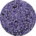 2-3mm lavender purple glass seed beads with silver-lined core for DIY jewelry making - Purple