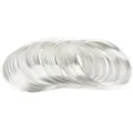 Polished silver stacking rings set for DIY jewelry making and bracelet accessories - Memory Steel Wire (BBG158) / Thickness 0.6mm/Diameter 6cm (10 Loops/Pack) / Electroplated Silver