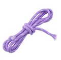 Purple braided polyester cord with white dotted pattern for DIY jewelry and crafts - Purple