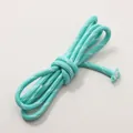 Tiffany blue 1-5mm braided polyester cord for DIY bracelet making with textured finish - Spotted Blue Green