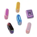 Set di perle in acrilico cangiante con fori grandi per la creazione di gioielli DIY - Colori casuali (5 pezzi/confezione) / Lettera I