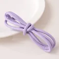 Light purple 6mm leather cord necklace with fine texture and knotted minimalist design - 6mm (1m/Pack) / Purple