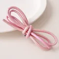 DIY 6mm braided jewelry cord in metallic pink finish for necklace pendant styling - 6mm (1m/Pack) / Pink Series