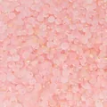 4mm frosted pink glass beads with gold foil accents for DIY jewelry making - 10g/Pack (Approx. 100 pcs) / Pink