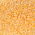 Frosted 4mm glass beads in warm yellow and orange with gold foil accents for DIY jewelry - 4mm (Hole Approx 1mm) 10g/Pack (Approx 100 Pieces) / Yellow