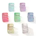 Regenboog acryl letter E kralen met iriserende afwerking voor DIY sieraden - Letter E / 5 Stuks/Verpakking (Gat ca. 6mm)