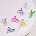 Lichtdoorlatende kleurrijke acryl Y-letter kralen voor DIY-sieraden en kettingen - Letter Y / 5 Stuks/Verpakking (Gat ca. 6mm)