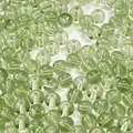 Polished 8/10mm light green translucent glass round beads for DIY jewelry making - 8mm (1.5mm Hole, 30 Pieces/Pack) / Dark Green