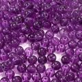 Purple high-transparency glass round beads for DIY jewelry and necklace crafting - 8mm (1.5mm Hole, 30 Pieces/Pack) / Dark Purple