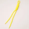 Vibrant yellow polyester paracord with round weave and durable aglets for DIY crafts - Yellow