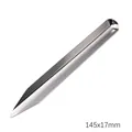 Stainless steel square head bead scoop tool for DIY jewelry making 145x17mm size - Steel Color One Per Pack / Strip Bead Shovel