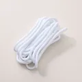 Geflochtene Polyesterkordel in Weiß für DIY-Schmuck und Bastelzubehör - Ca. 5mm Durchmesser 5m Beutel / Weiß