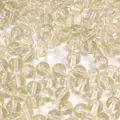 DIY high transparency champagne glass round beads for handmade jewelry making - 8mm (1.5mm Hole, 30 Pieces/Pack) / Yellow