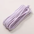 Lavendelfarbene geflochtene Polyesterschnur für DIY-Schmuck und Bastelprojekte - Ca. 5mm Durchmesser 5m Beutel / Helllila