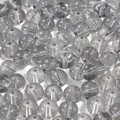 Translucent smoky gray 8-10mm round glass beads for DIY jewelry making and crafts - 10mm (1.5mm Hole, 20 Pieces/Pack) / Gray