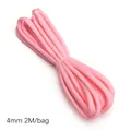 Paracorde en nylon rose lumineux 4mm, 2 mètres par sac, pour bijoux DIY et artisanat - Env. 4mm 2M/sac / Rose