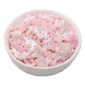 Iridescent pink macaron ABS butterfly pearl beads for DIY jewelry and phone charms - 10x11mm (100 Pieces/Pack) / Pink Tones