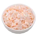 Pastel pink butterfly pearl beads with iridescent finish in a white ceramic bowl - 10x11mm (100 Pieces/Pack) / Orange Series