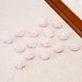 DIY χάντρες από ρητίνη σε σχήμα λουλουδιού με γκλίτερ και απαλή διαβάθμιση χρώματος - Παιώνια / 20 Τεμάχια/Συσκευασία (Περίπου 9mm) / Ελαφρύ Ροζ