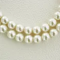 Double layer cream white imitation glass pearl beads for handmade jewelry diy - 4mm (Approx 1mm Hole) - 100 Pieces/Pack / Pure White