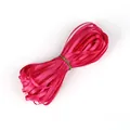 Ruban de satin rose foncé pour loisirs créatifs et emballage de cadeaux brillants - Rose rouge