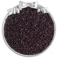 Premium 2.5mm dark purple satin glass seed beads for DIY jewelry making and crafts - 10g/Pack / 2.5mm / Violet