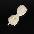 Rouleau de ruban de satin blanc crème lisse pour les loisirs créatifs DIY - Poche zippée