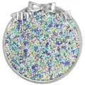 Mixed macaron color glass seed beads in a silver tray for DIY jewelry making projects - 10g/Pack / 2.5mm / Macarons