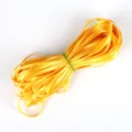 Ruban de satin jaune vif pour loisirs créatifs et emballages cadeaux élégants - Orange
