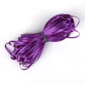 Ruban de satin violet foncé pour bricolage avec finition lisse et brillante en polyester - Violet