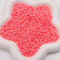 4mm rosa Acrylperlen in Zylinderform für DIY-Schmuck und Handy-Perlenarmbänder - 4mm Ca. 10g/Packung / Wassermelonenrosa