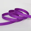 Textured purple grosgrain ribbon with ribbed pattern for DIY crafts and hair bows - Purple