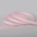 Pink grosgrain ribbon roll with ribbed texture for handmade DIY hair accessories - Pink
