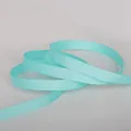 Light blue grosgrain ribbon with textured horizontal ridges for DIY hair accessories - Light Blue