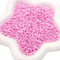 Rosa 4mm Acrylperlen in Sternschale für DIY Schmuck und handgefertigte Telefonketten - 4mm Ca. 10g/Packung / Lila Rosa