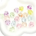 Perline in acrilico traslucido a forma di anatra per la creazione di gioielli fai da te - Anatra (Perlina Liscia Trasparente) / 20 Pezzi/Confezione (Foro da 2mm)