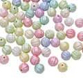Mixed macaron color 10-22mm ABS faux pearl pumpkin beads for DIY jewelry making - Mixed Colors Pumpkin Shape