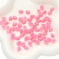 Pink triangular acrylic safety noses for DIY handmade plush teddy bear making - 7X9mm / Pink